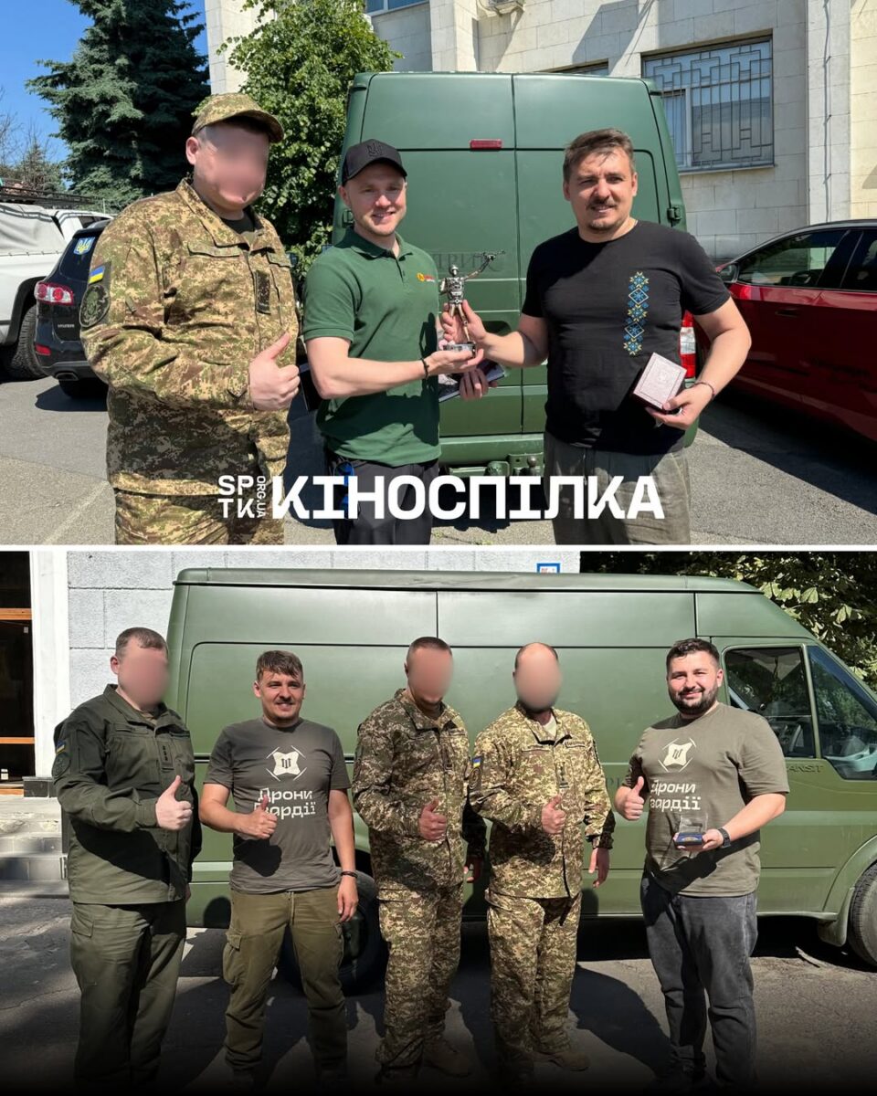 Бус гуманітарної допомоги, який Кіноспілка придбала на кошти з показів фільмів